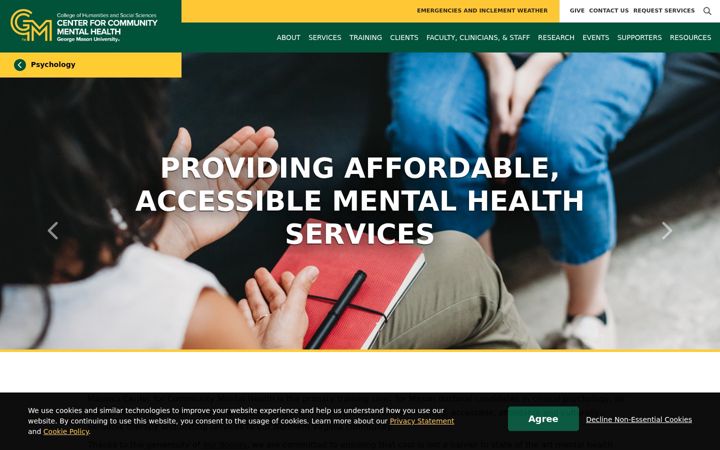 Screenshot von ccmh.gmu.edu