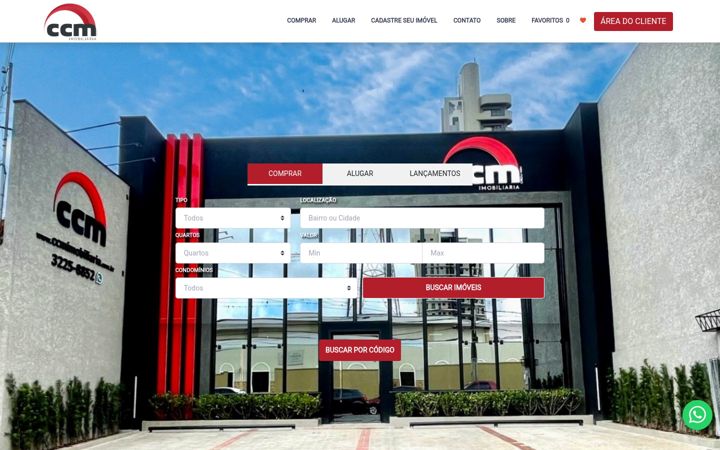 Skjámynd af ccmimobiliaria.com.br
