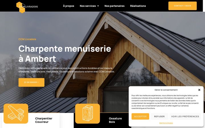 Screenshot of ccmlivradois.fr