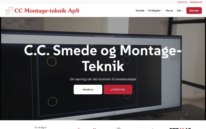 Screenshot of ccmontageteknik.dk