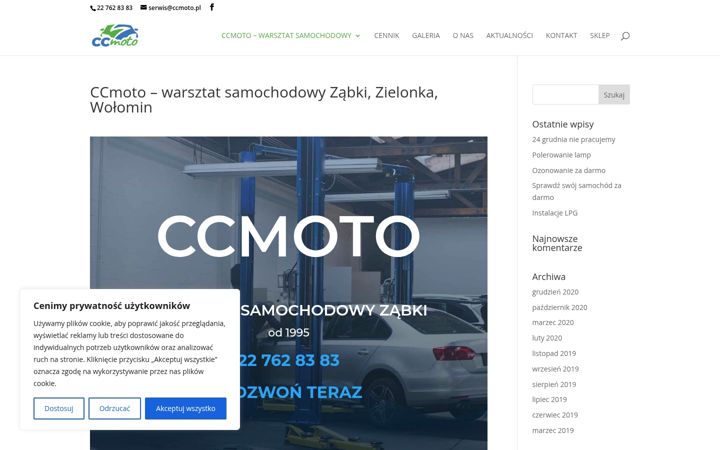 Screenshot of ccmoto.pl