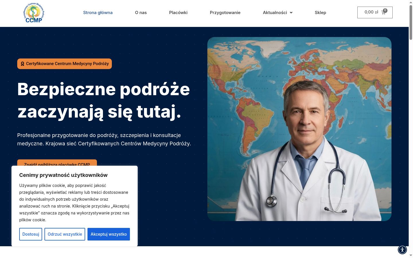 Screenshot tal-banner tal-kunsens muri qabel kwalunkwe interazzjoni