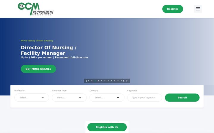 Screenshot of ccmrecruitment.com.au