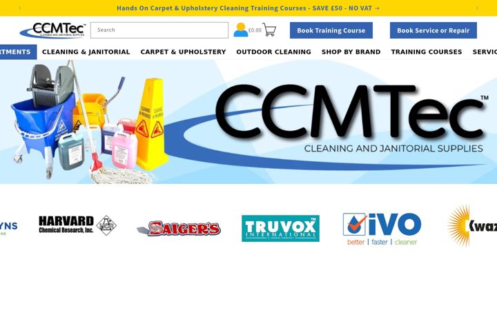 Screenshot of ccmtec.co.uk