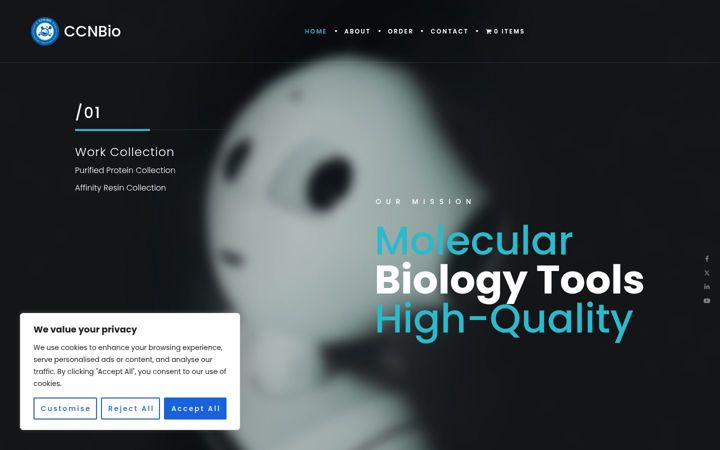 Screenshot of ccnbio.com