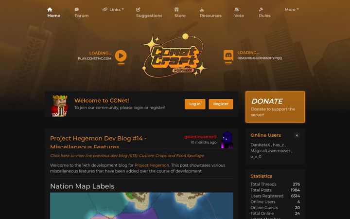 Screenshot of ccnetmc.com