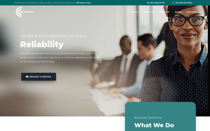 Screenshot of cco.ng
