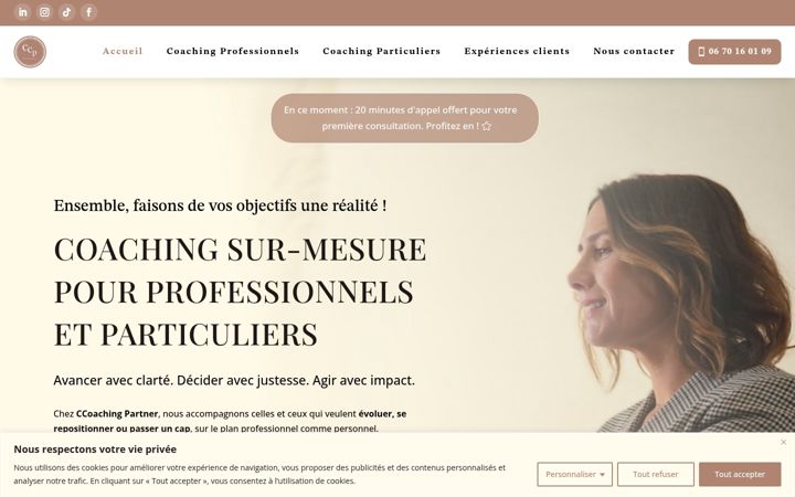 Screenshot of ccoachingpartner.com