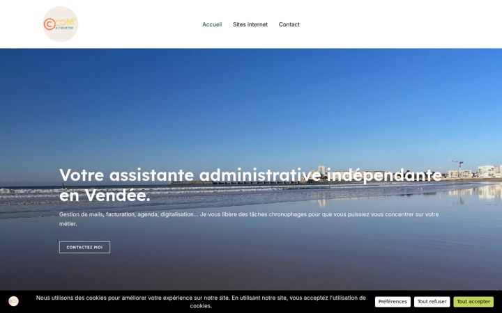 Screenshot of ccomsicetaitfait.fr