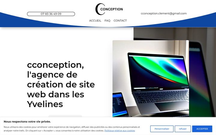 Screenshot of cconception.com