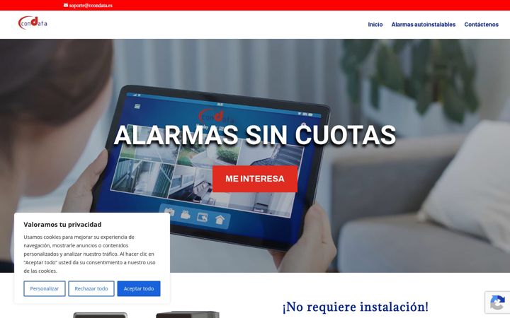 Screenshot ta' ccondata.es