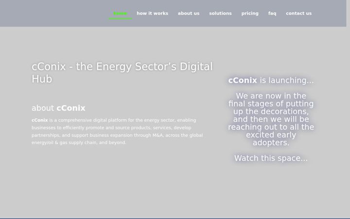 Screenshot of cconix.com