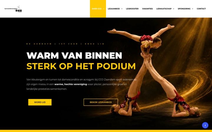 Snímek obrazovky ccozaandam.nl