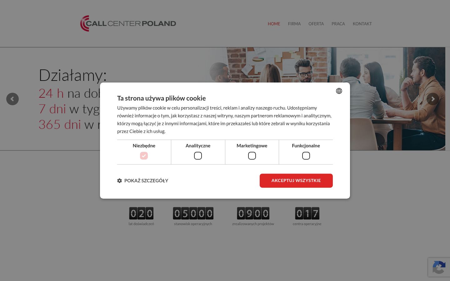 Snímek obrazovky baneru souhlasu zobrazeného před jakoukoli interakcí