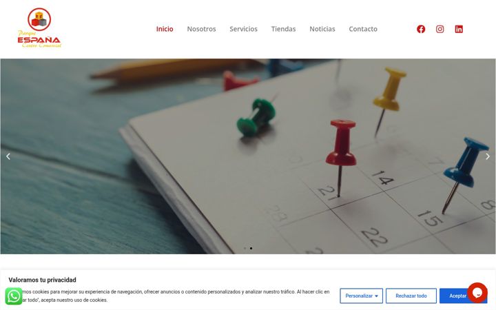 Screenshot of ccparqueespana.com