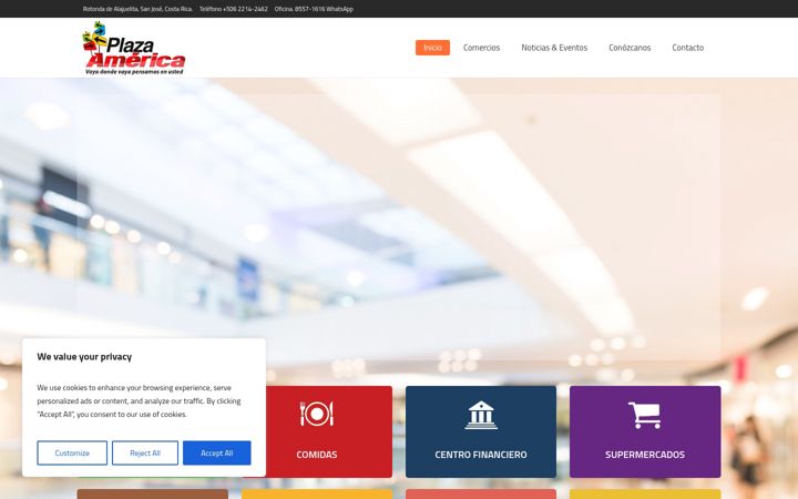 Screenshot of ccplazaamerica.com