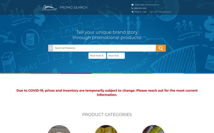Screenshot of ccprintpromo.com
