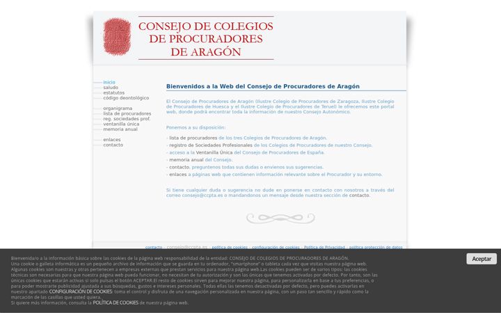 Screenshot of ccpta.es
