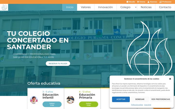 Posnetek zaslona ccpurisima.es