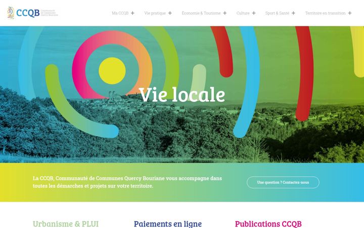 Captură de ecran a ccqb.fr