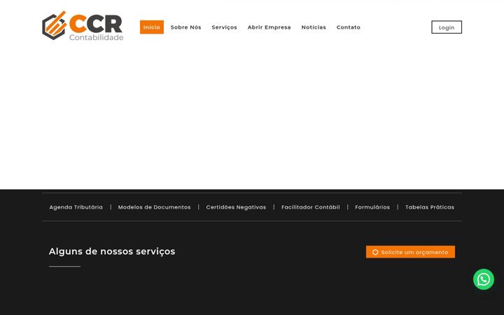 Screenshot of ccrcontabilidade.com