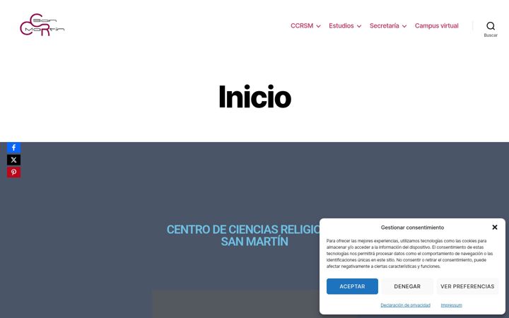 Screenshot of ccrsanmartin.es