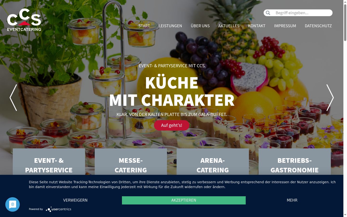 Képernyőkép a bármilyen interakció előtt megjelenő hozzájárulási bannerről