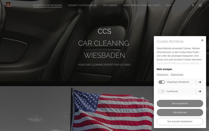 Screenshot of ccs-pcscarcleaning.com