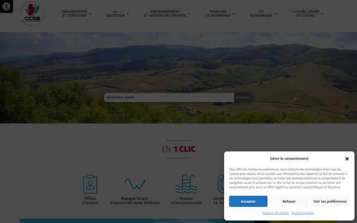 Screenshot of ccsb-saonebeaujolais.fr