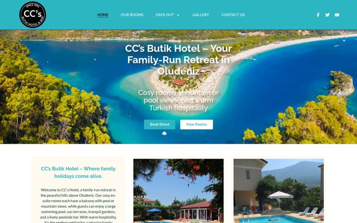 Screenshot of ccsbutikhotel.com