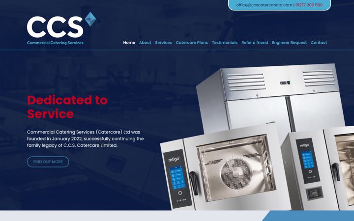 Screenshot of ccscatercareltd.com