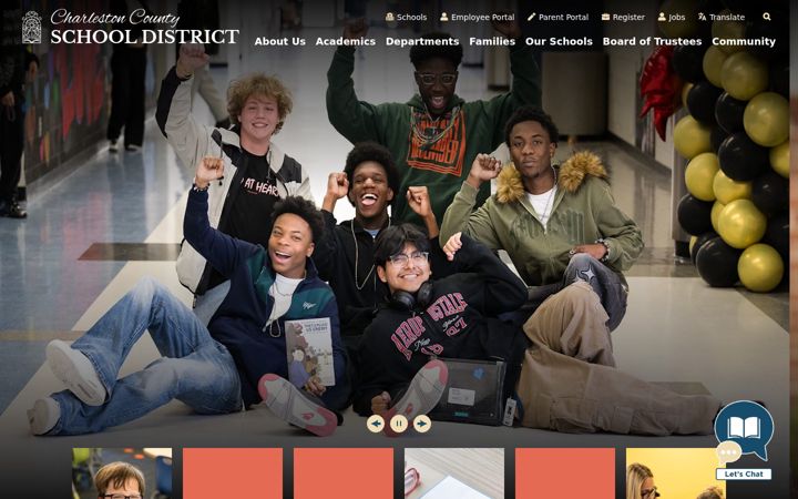 Screenshot von ccsdschools.com