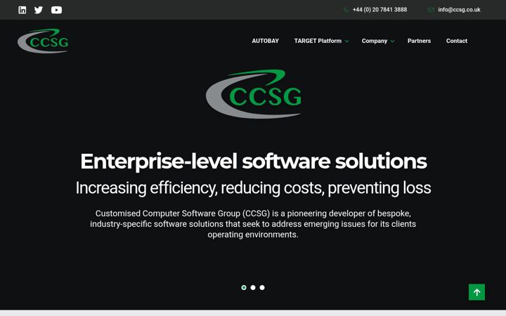 Screenshot ta' ccsg.co.uk