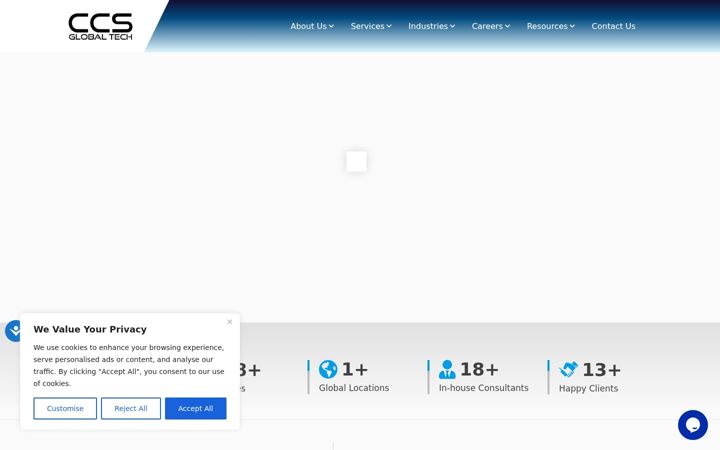 Screenshot of ccsglobaltech.com