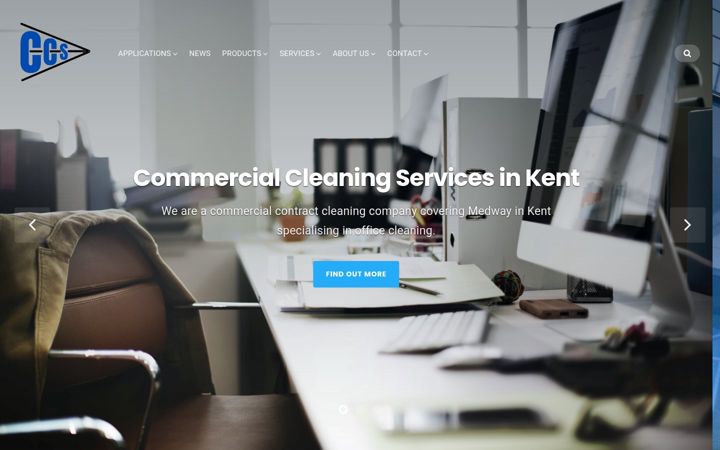 Screenshot of ccskentcleaning.co.uk