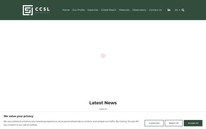 Screenshot of ccsllegal.com