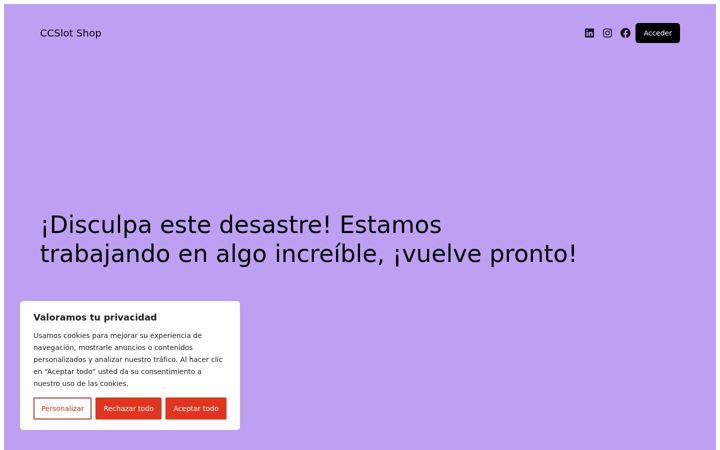 Screenshot of ccslotshop.com
