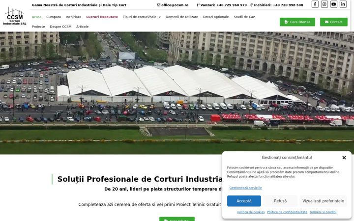 Captura de pantalla de ccsm.ro