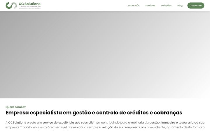 Captura de ecrã de ccsolutions.pt