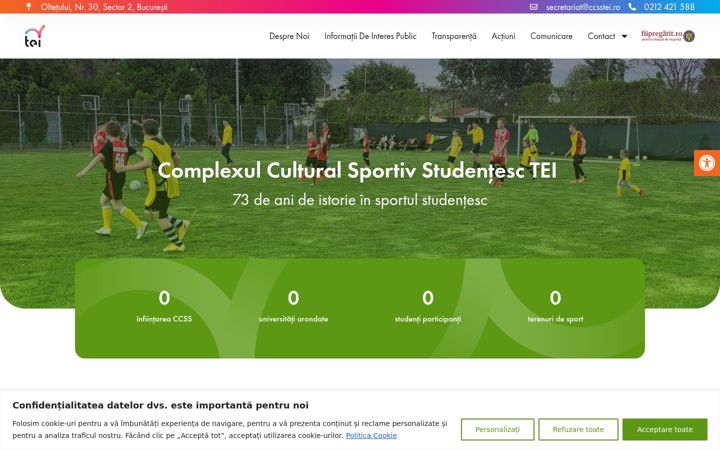 Screenshot of ccsstei.ro