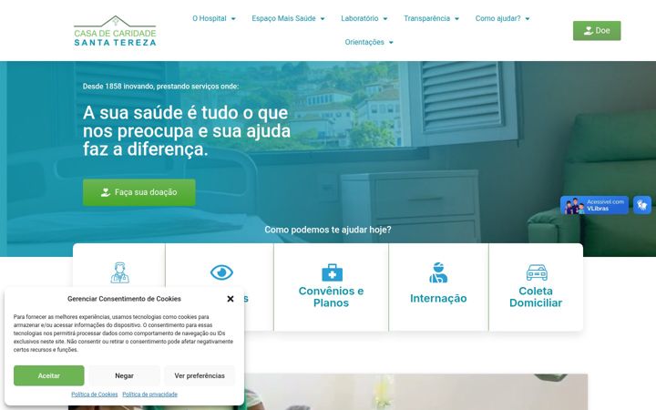 Skjámynd af ccst.com.br