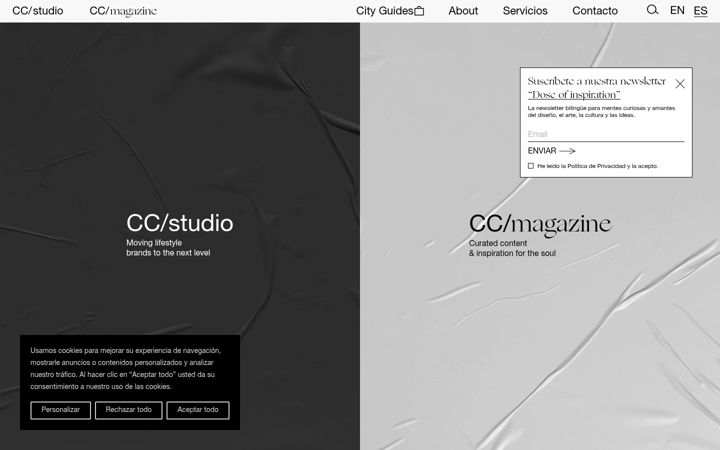 Screenshot of ccstudio.es