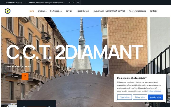 Screenshot of cct2diamant.com