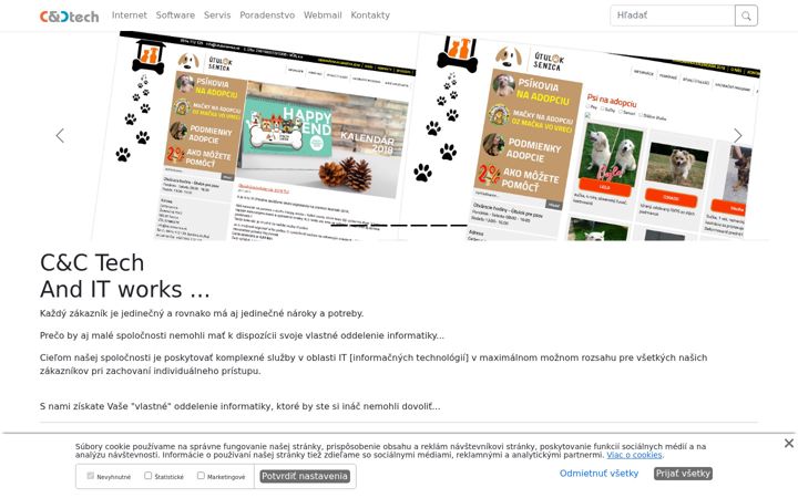 Screenshot of cctech.sk