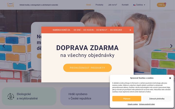 Screenshot of cctoys.cz