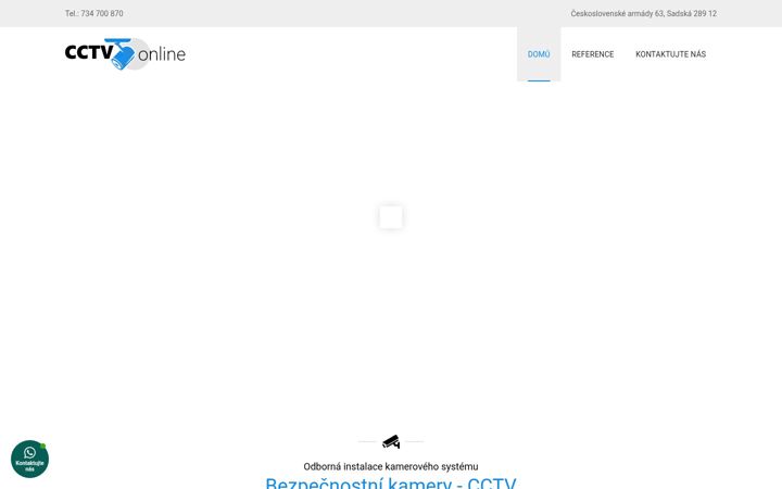 Screenshot of cctvonline.cz