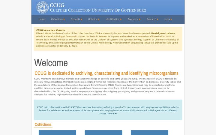 Screenshot of ccug.se