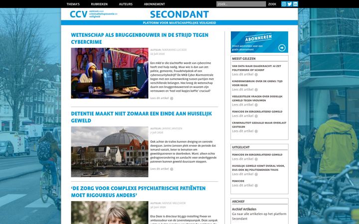 Screenshot of ccv-secondant.nl