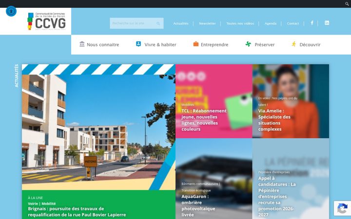 Screenshot of ccvalleedugaron.com