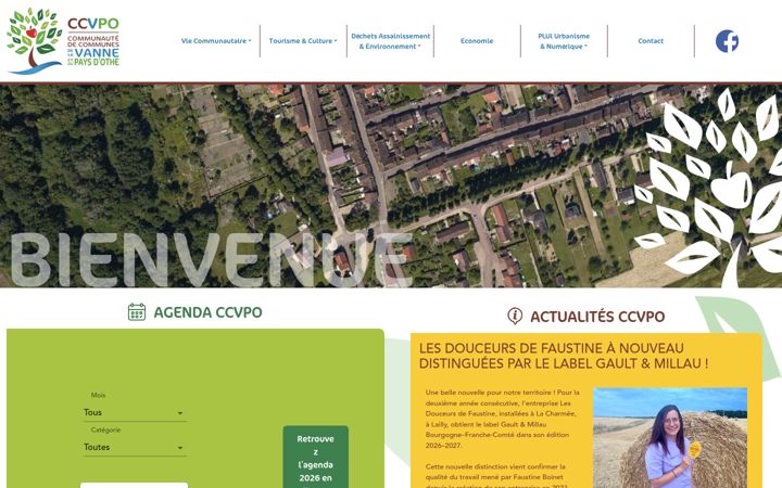 Screenshot of ccvannepaysothe.fr